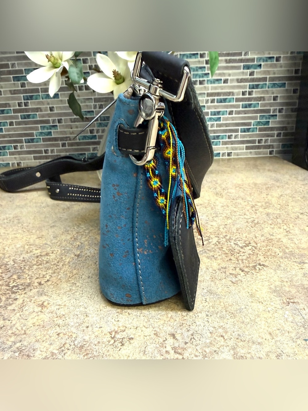 NWT Consuela Midtown Crossbody and Pouch Nila Blue purse - Picture 7 of 15